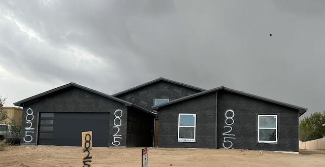 view of front of house featuring an attached garage