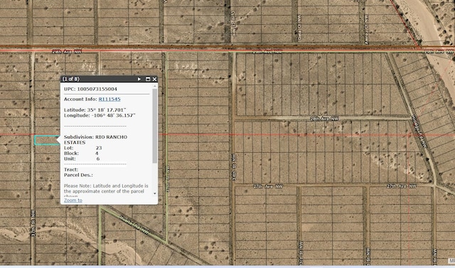 37th St, Rio Rancho NM, 87144 land for sale