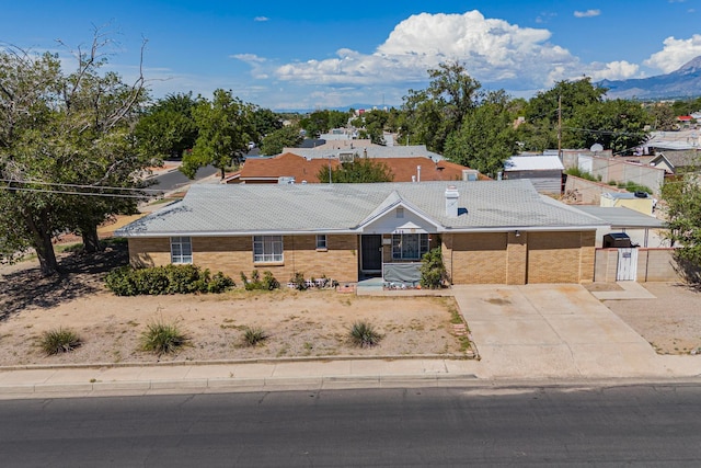 view of ranch-style home