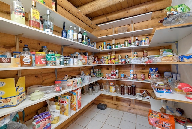 view of pantry