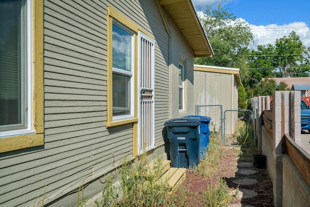 view of property exterior