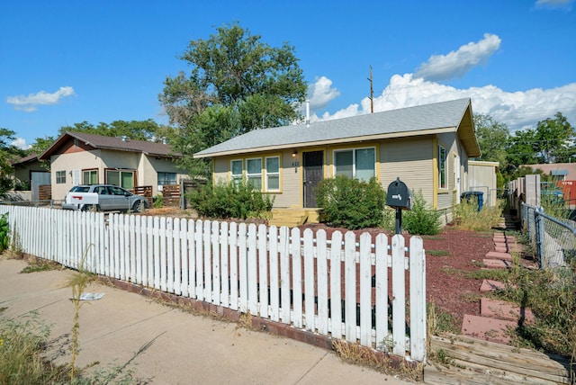 view of front of property