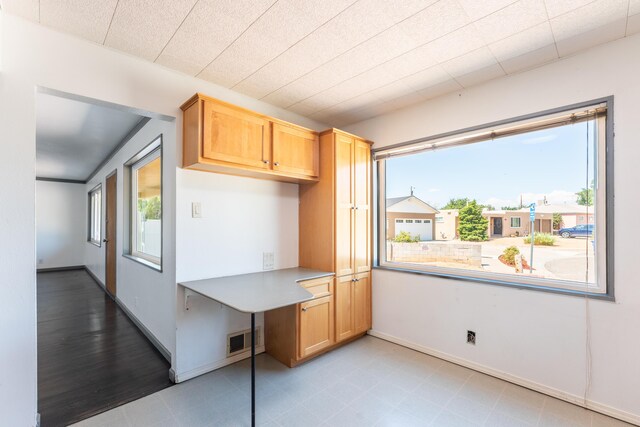 kitchen featuring light hardwood / wood-style flooring