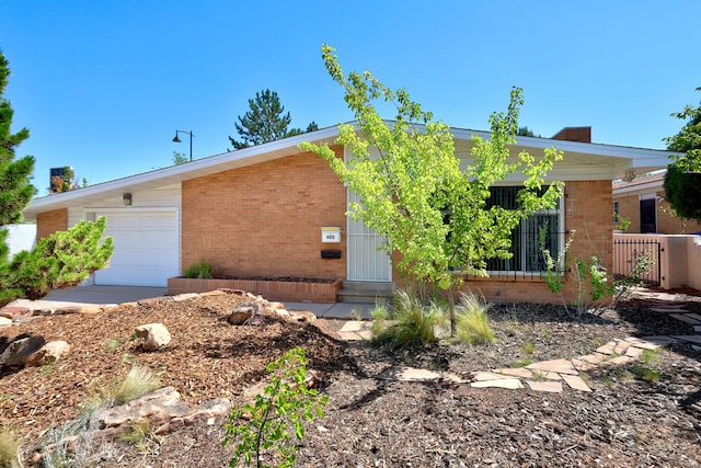 ranch-style house with a garage