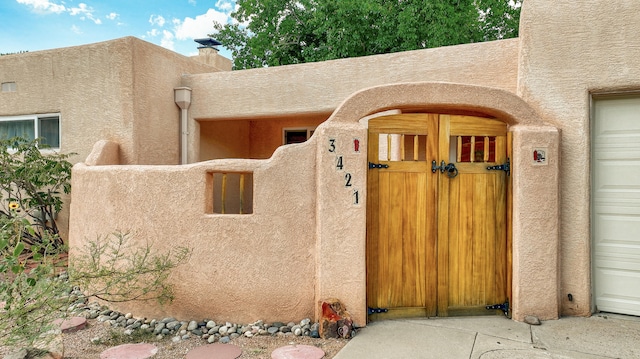 view of entrance to property