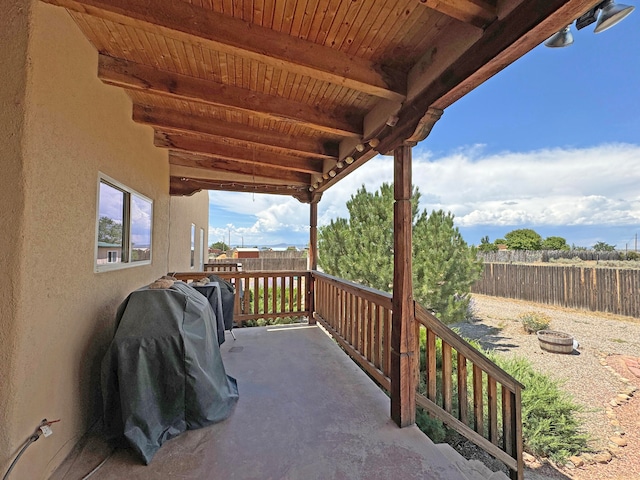 view of patio