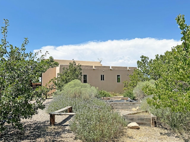 view of back of property