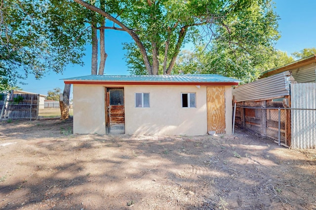 view of rear view of property