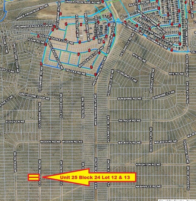 5721 Columbine Rd NE, Rio Rancho NM, 87144 land for sale