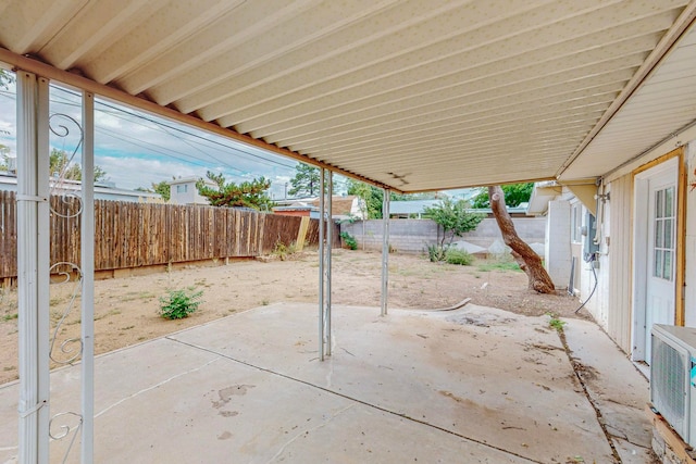 view of patio with ac unit