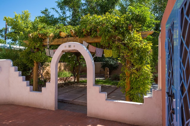 view of patio