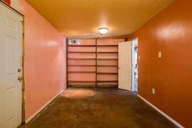 view of storage room