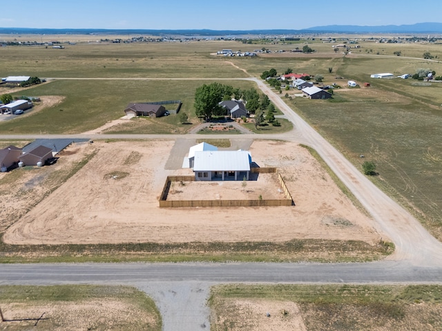 bird's eye view featuring a rural view