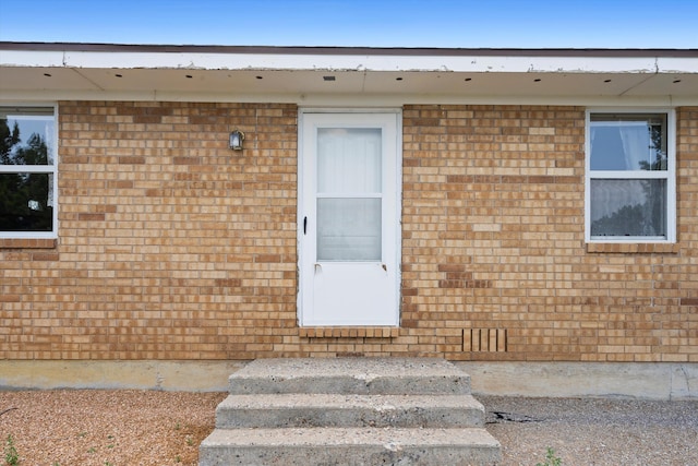 view of entrance to property