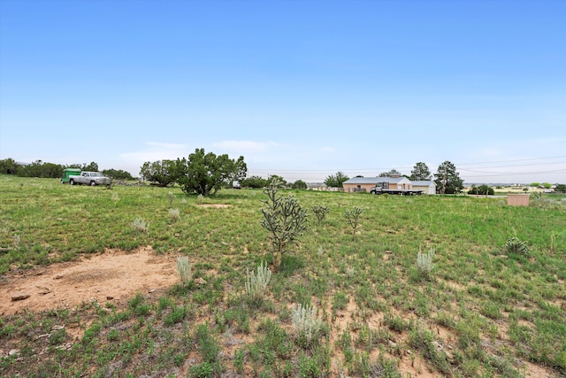 view of landscape with a rural view