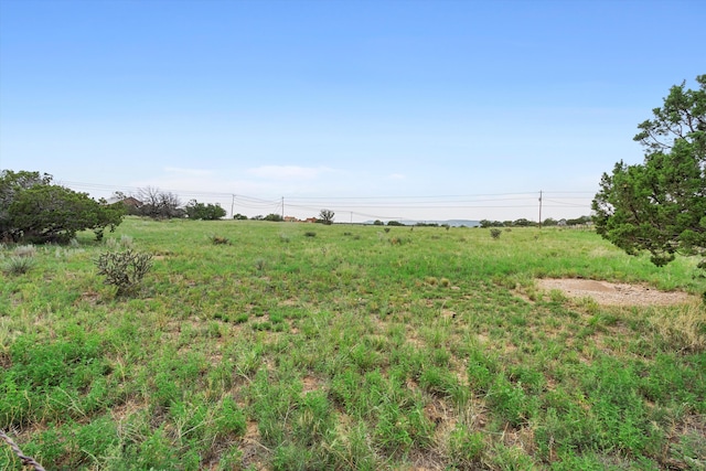 view of landscape with a rural view