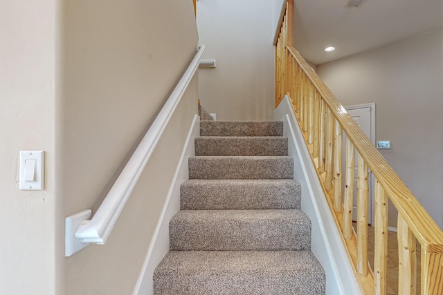 4629 Spanish Sun Ave NE, Albuquerque, NM 87109 - staircase with recessed lighting