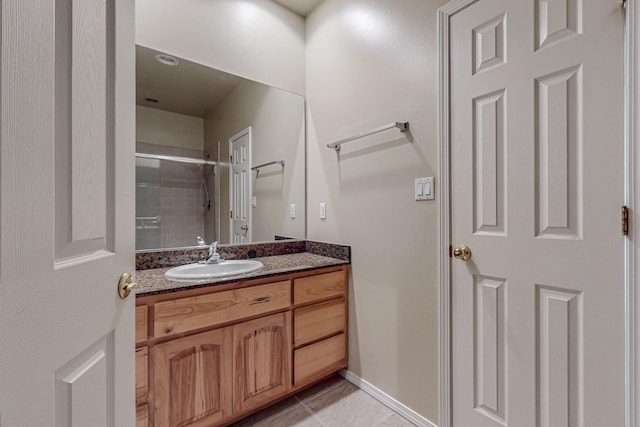 4629 Spanish Sun Ave NE, Albuquerque, NM 87109 - full bath with tile patterned floors, tiled shower, and vanity