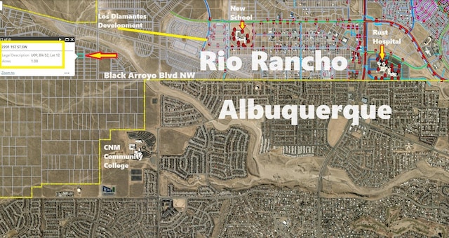 2201 1st St SE, Rio Rancho NM, 87144 land for sale