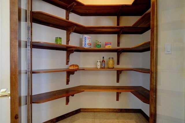 view of pantry