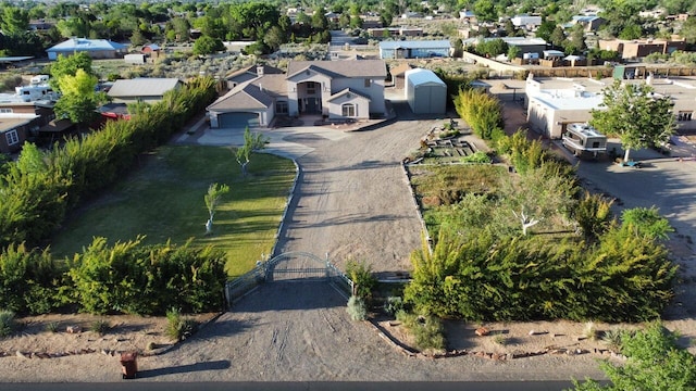280 Angel Rd, Corrales, NM 87048 - aerial view of residential area