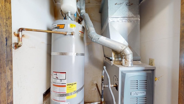 utilities featuring secured water heater