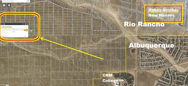 2305 6th St SW, Rio Rancho NM, 87144 land for sale