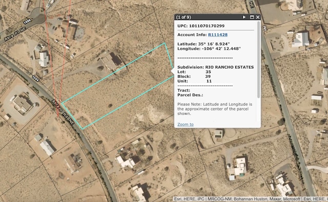 1635 Abrazo Rd NE, Rio Rancho NM, 87124 land for sale