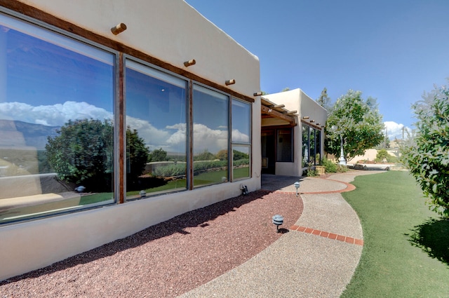 exterior space featuring a patio area