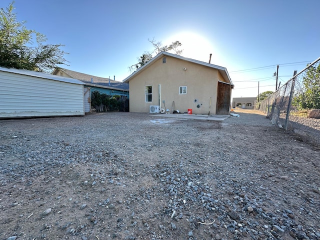 view of rear view of property