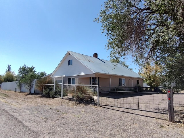 view of side of property