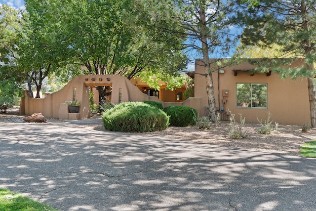 view of southwest-style home