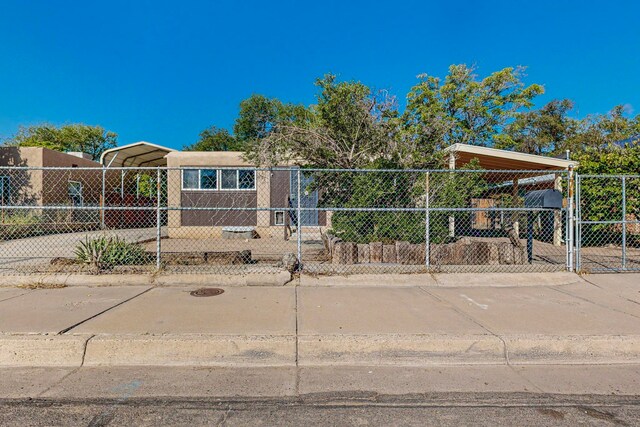 view of front of home