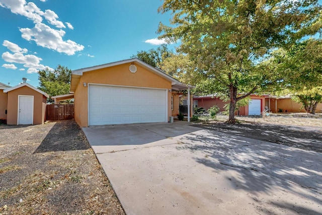 view of ranch-style home