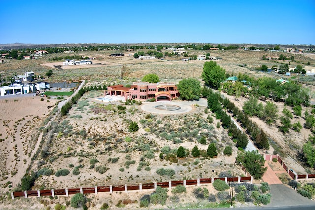 drone / aerial view with a rural view