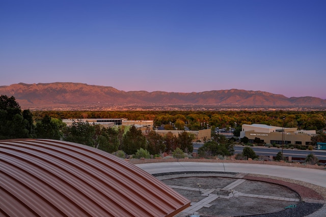 view of mountain feature