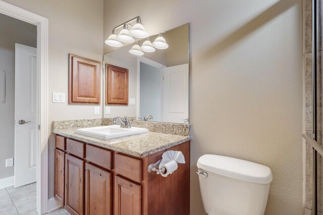 370 Zuni River Cir SW, Los Lunas, NM 87031 - bathroom with vanity and tile patterned flooring