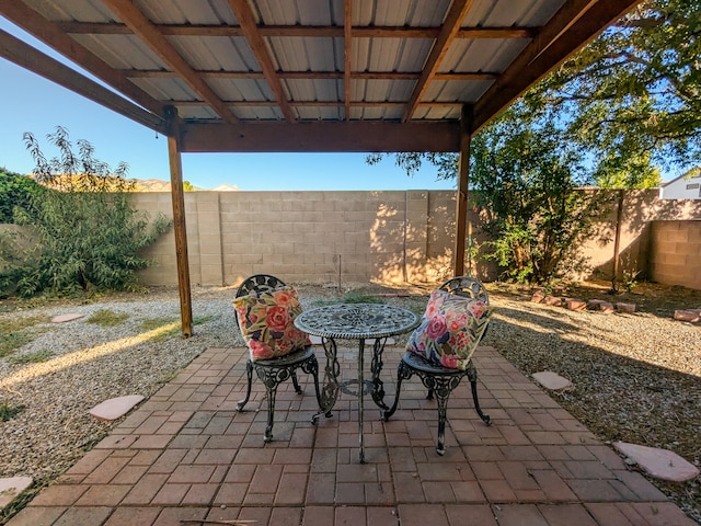 view of patio