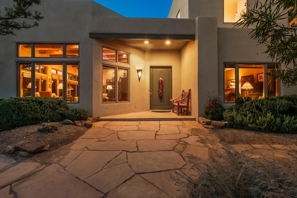 rear view of property with a patio area