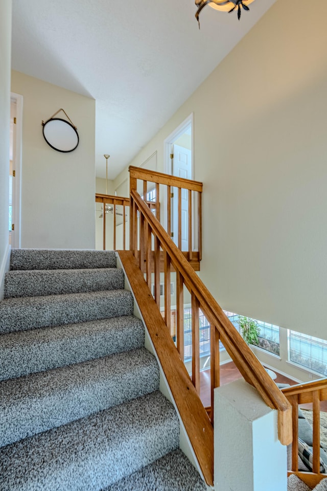 view of staircase