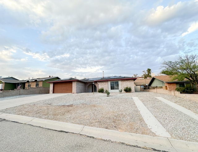 ranch-style house with a garage