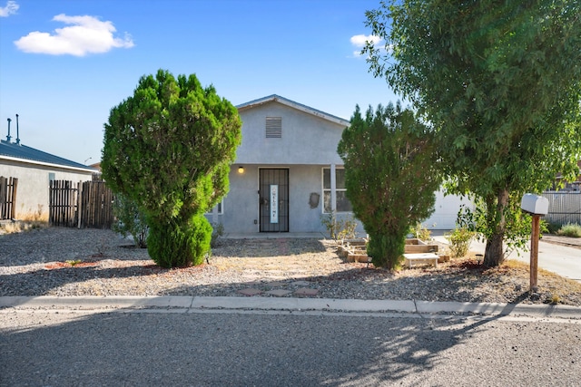 view of front of home