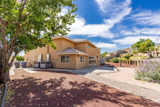 rear view of house with a patio area