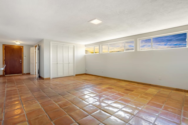 view of tiled spare room