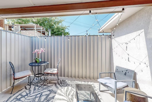1139 Forrester Ave NW, Albuquerque, NM 87104 - view of patio featuring fence