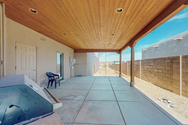 view of patio