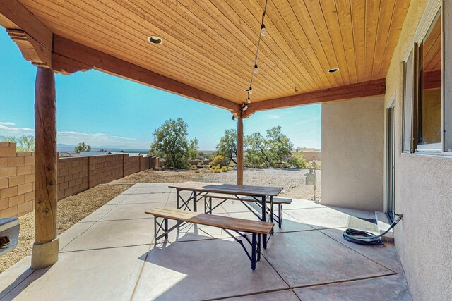 view of patio / terrace