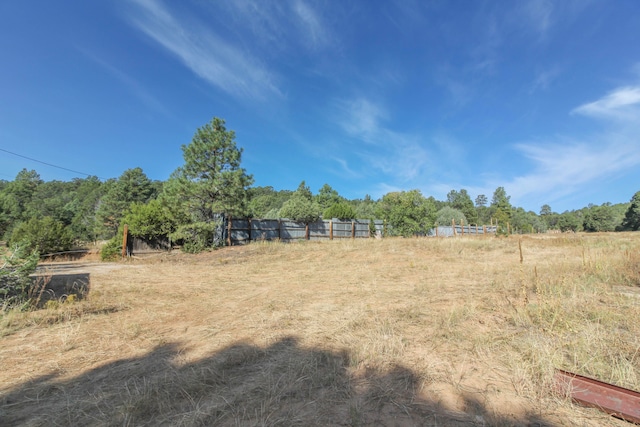 view of yard featuring a rural view