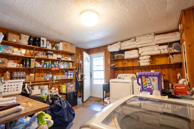 interior space featuring washer / dryer