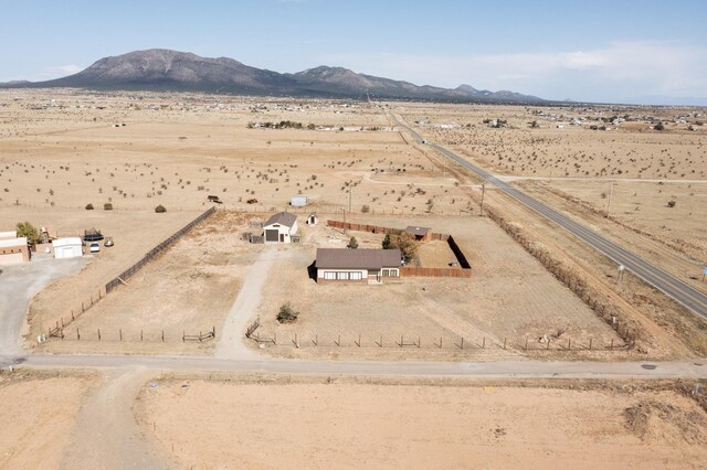 401A Nm-344, Edgewood, NM 87015 - bird's eye view with a mountain view, a desert view, and a rural view